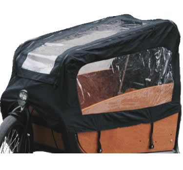 Regenschutz-Set für Lastenfahrrad Beluga