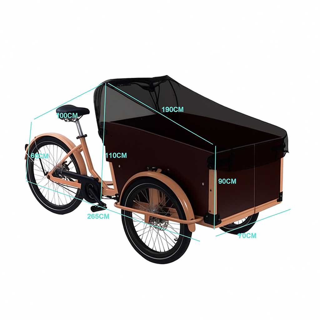 Regenschutz Cargo Bike Oxford 420D