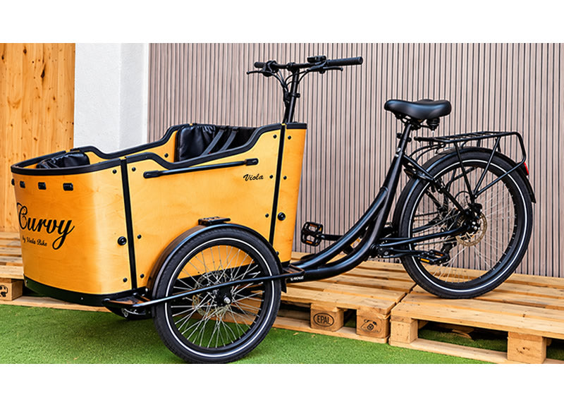 Lastenfahrrad CURVY, Heckmotor