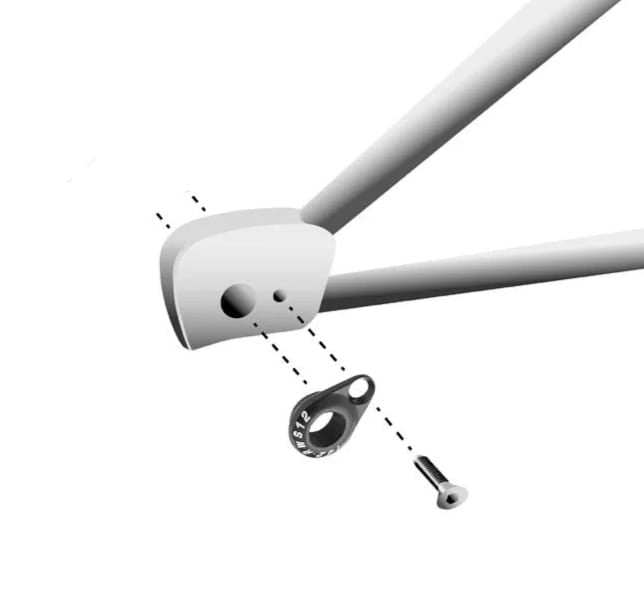 FORCELLINO completo di filetto M12 P15 MTB VIOLA BIKE-PROJECT Cross Fit 2021