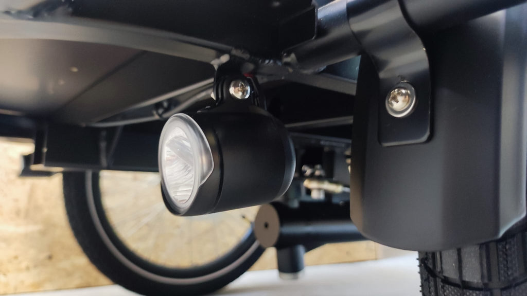 Luce anteriore per cargo bike Curvy - Sun - Moon