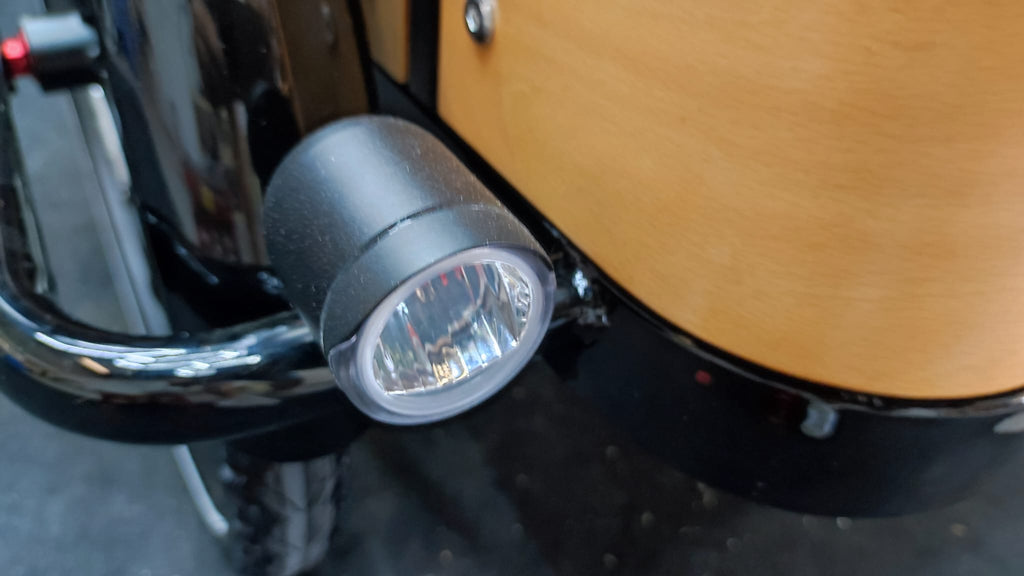 Luce anteriore per cargo bike Curvy - Sun - Moon