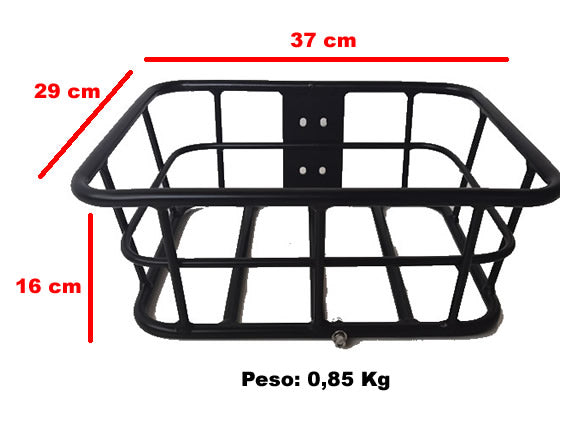 Porta pacchi anteriore grande